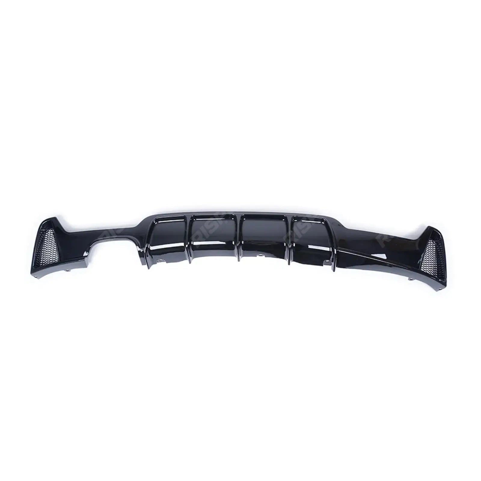 Gloss Black Rear Diffuser Single Side Dual Tip For BMW 4 Series M Sport F32 F36 -