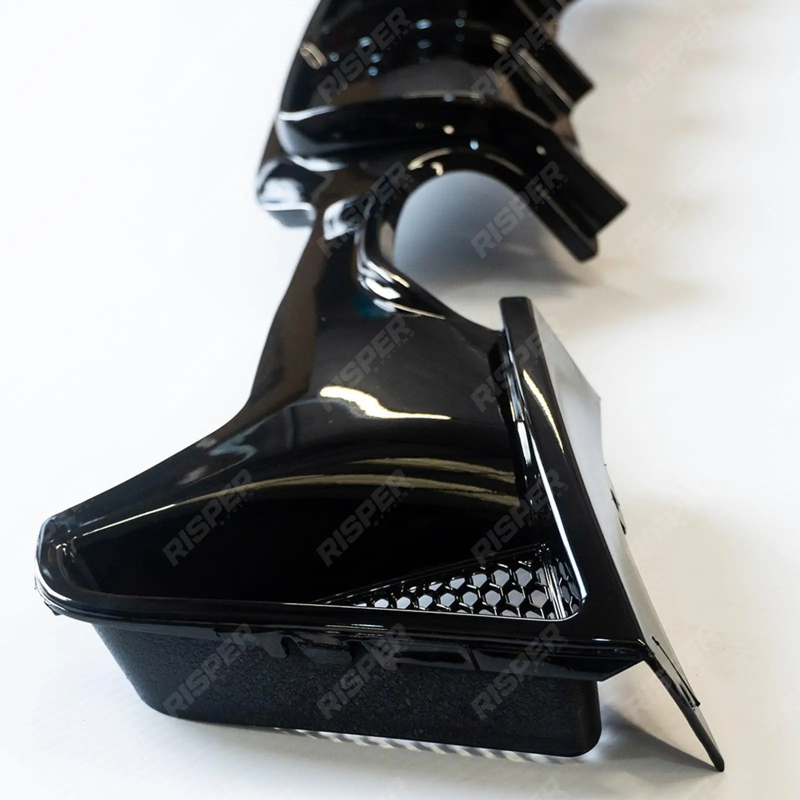 Gloss Black Rear Diffuser Single Side Dual Tip For BMW 4 Series M Sport F32 F36 -