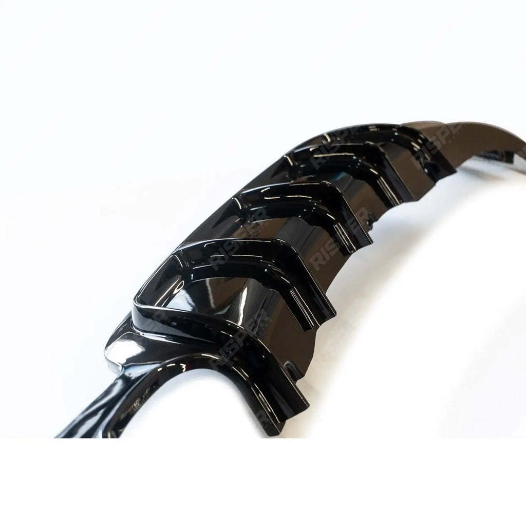 Gloss Black Rear Diffuser Single Side Dual Tip For BMW 4 Series M Sport F32 F36 -