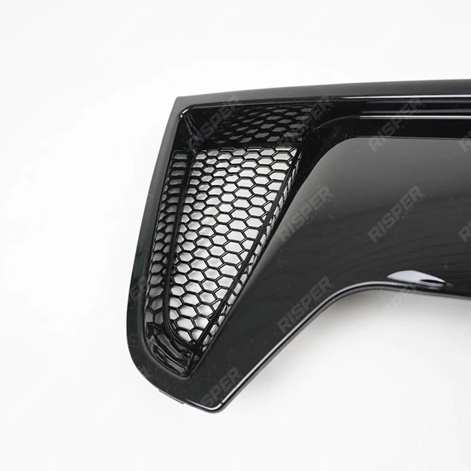 Gloss Black Rear Diffuser Single Side Dual Tip For BMW 4 Series M Sport F32 F36 -