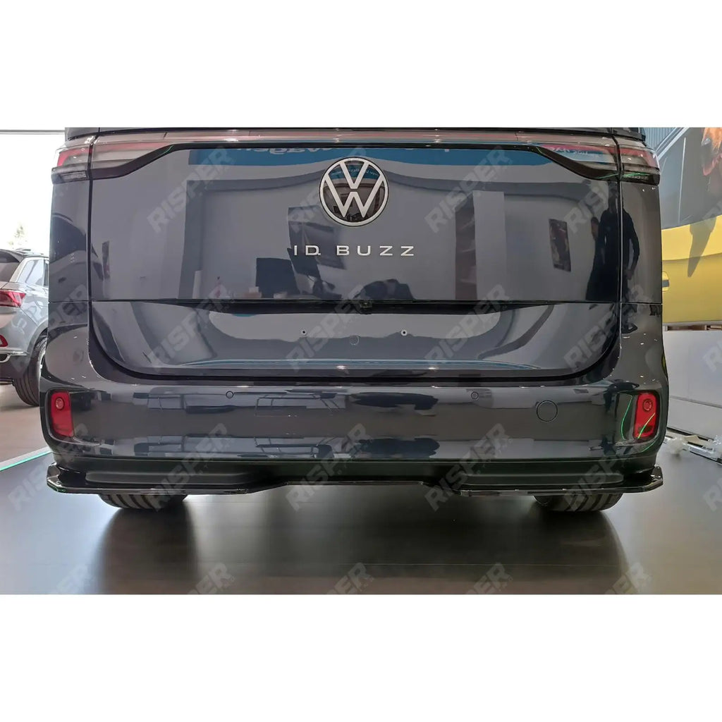 Gloss Black Rear Diffuser Splitter For VW ID BUZZ 2021+
