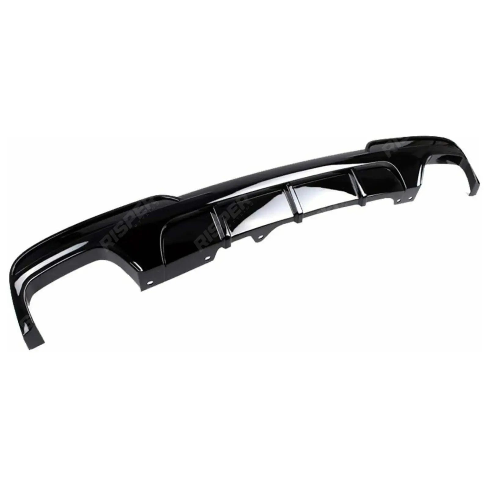 Gloss Black Rear Diffuser with Quad Exit For BMW 5 Series M Sport F10 F11 -