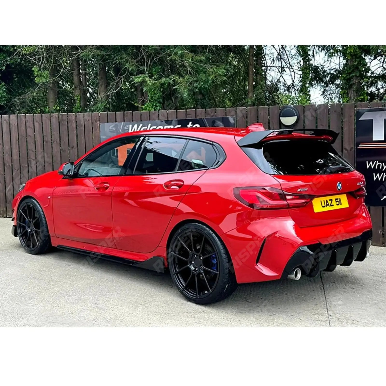 Gloss Black Rear Roof Spoiler For BMW 1 Series F40 M Sport 2018-2024