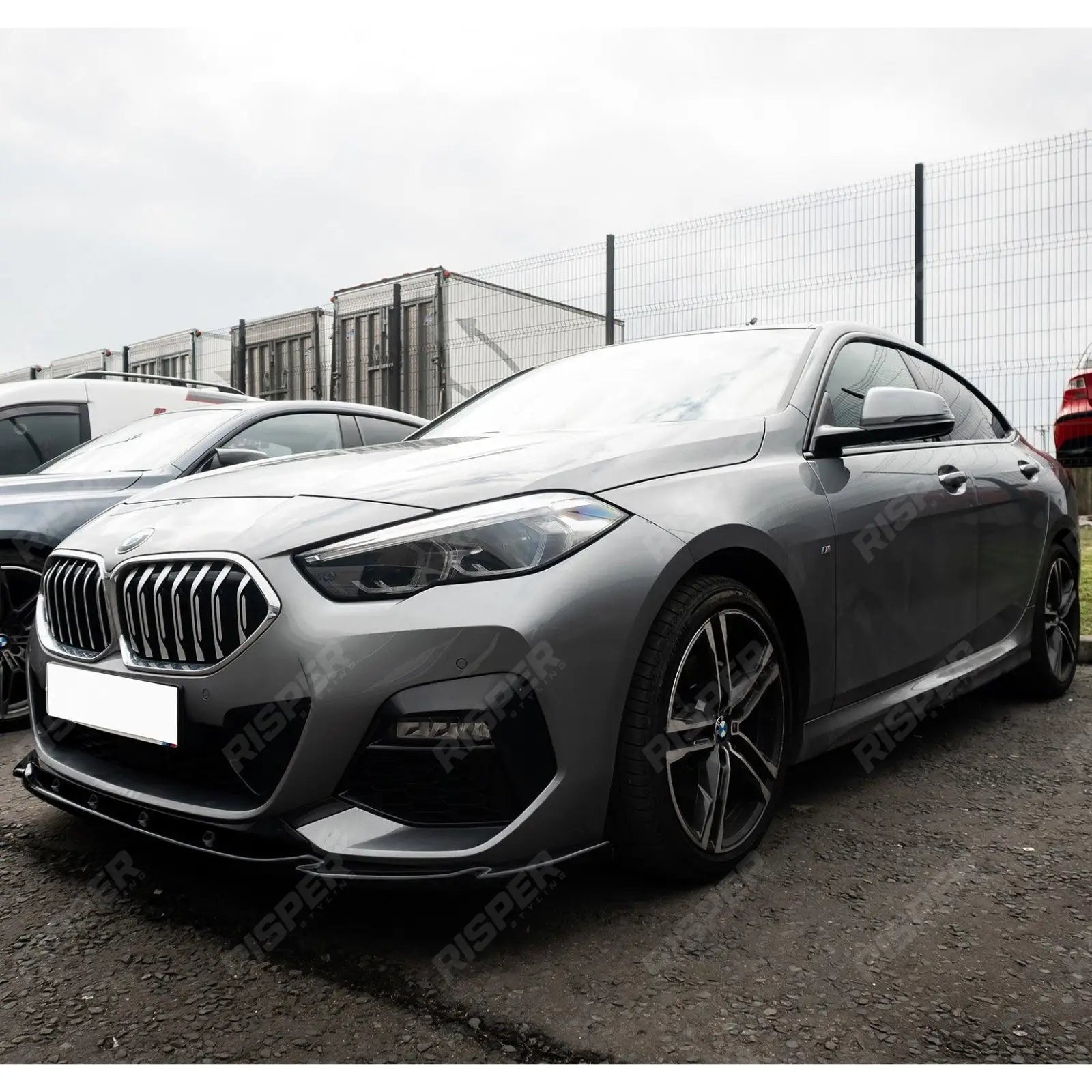 Gloss Black Risper Front Splitter For BMW 2 Series F44 Gran Coupe M Sport M235i 2019+