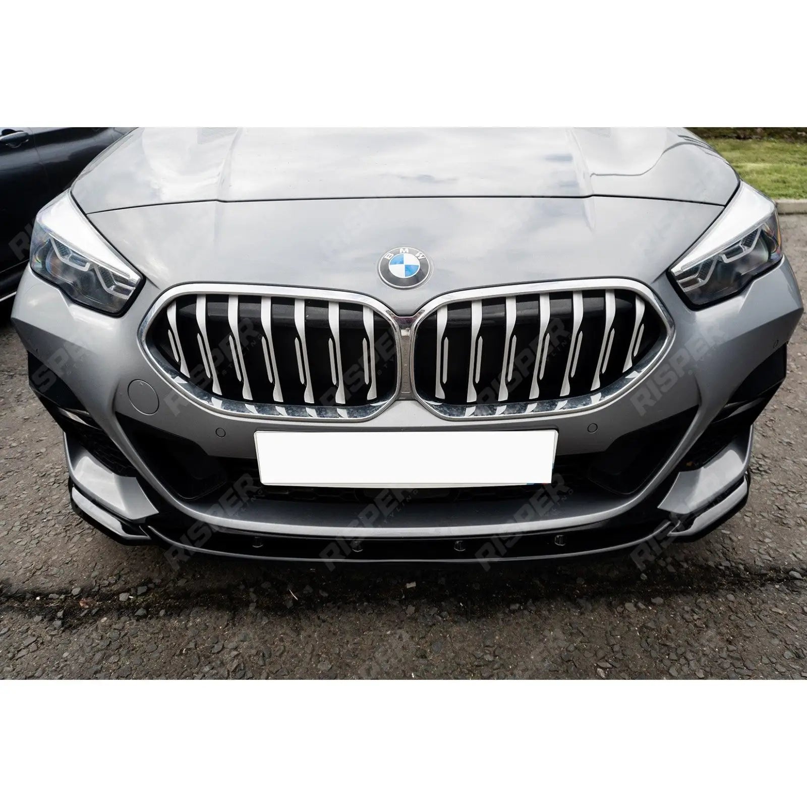 Gloss Black Risper Front Splitter For BMW 2 Series F44 Gran Coupe M Sport M235i 2019+