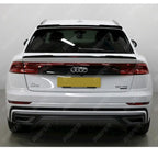 Gloss Black Risper Lower Spoiler Lip Extension For Audi Q8 2018+