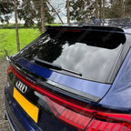 Gloss Black Risper Upper Spoiler Lip Extension For Audi Q8 2018+