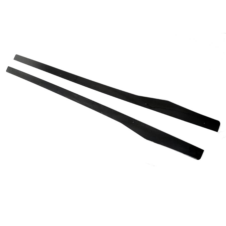 A Style Gloss Black Side Skirts for Mercedes Benz W205 C Class & C63 15-21