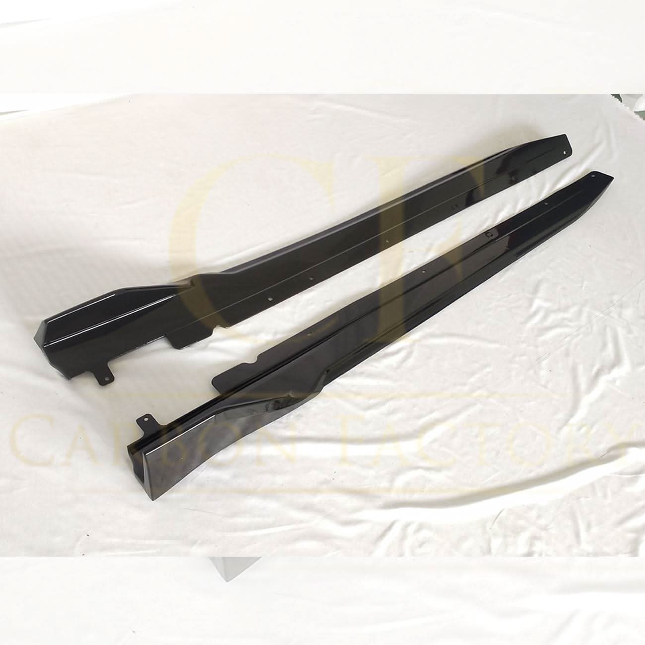 Competition Style Gloss Black Side Skirts for BMW 3 Series G20 G21 19-Present