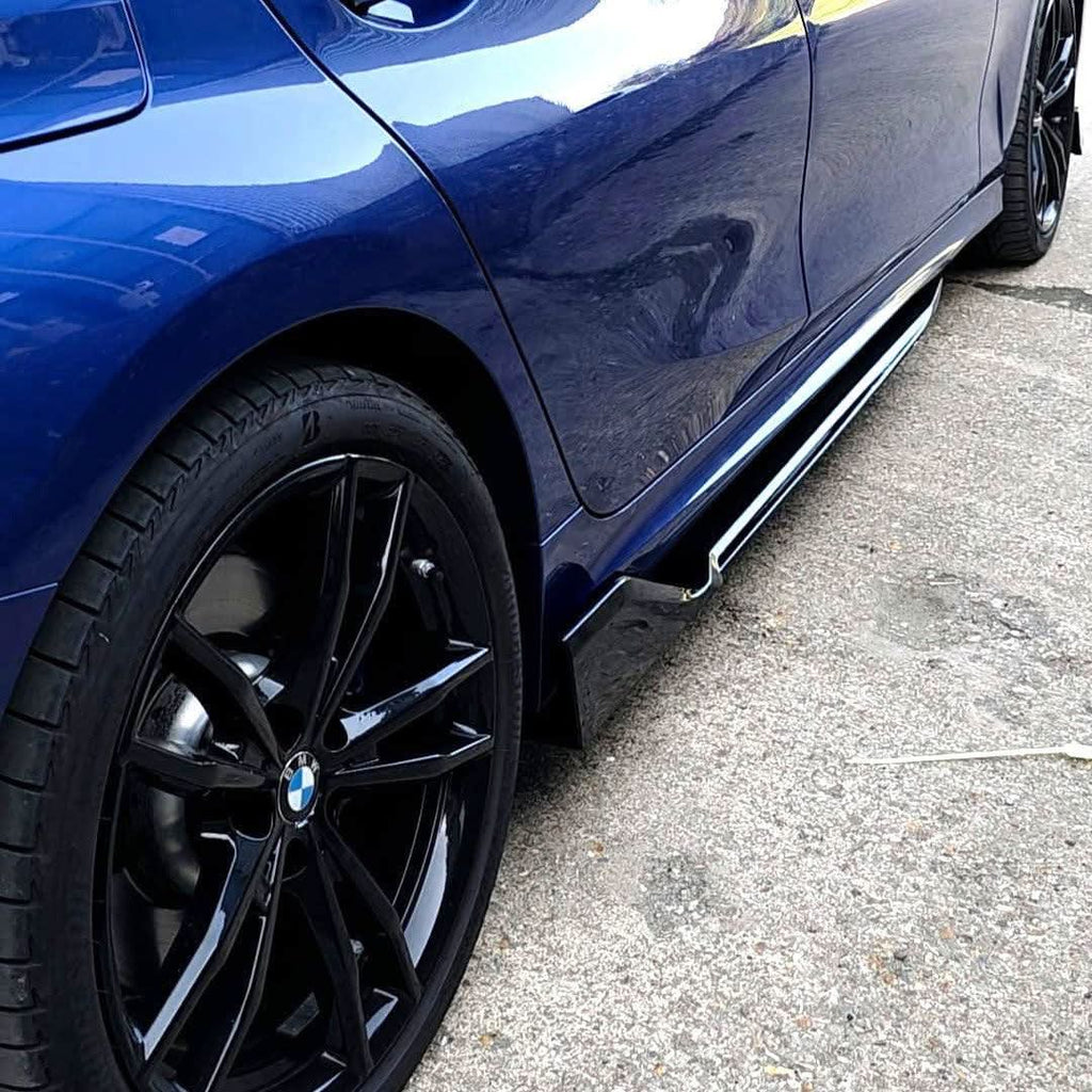 Competition Style Gloss Black Side Skirts for BMW 3 Series G20 G21 19-Present