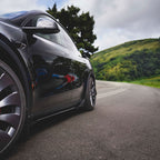 Competition Style Gloss Black Side Skirts for Tesla Model Y 19-24