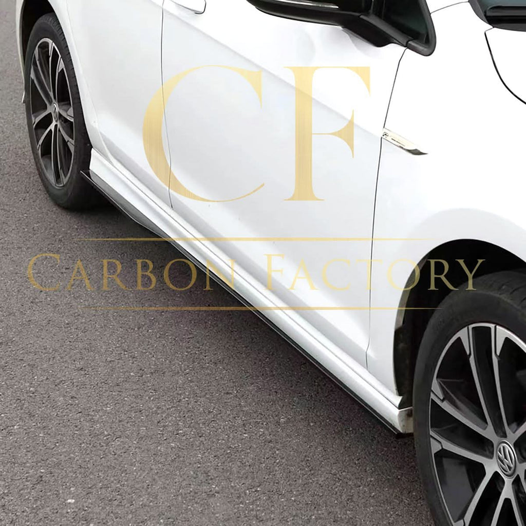 Gloss Black Side Skirts for VW Golf MK7 MK7.5 13-20