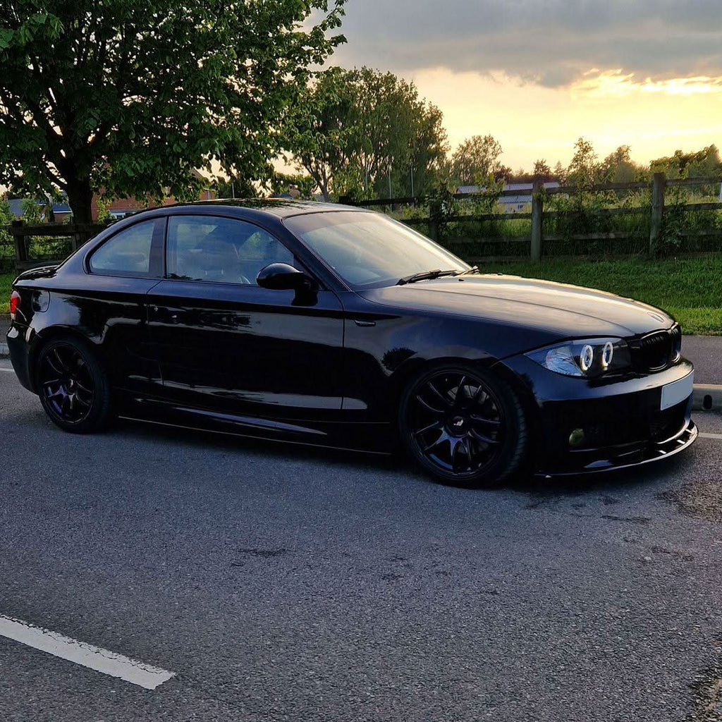 MP Style Gloss Black Side Skirts for BMW 1 Series E82 2007-2013