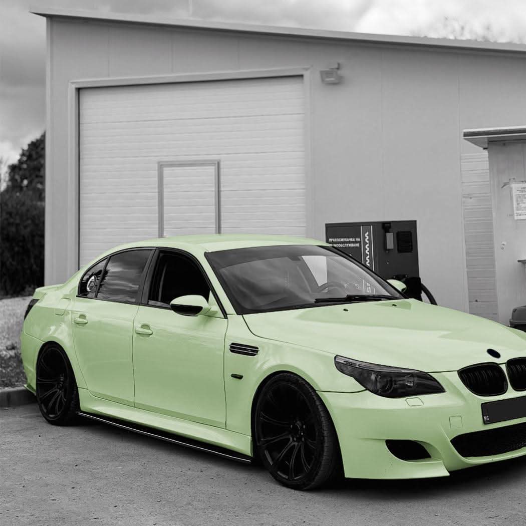 MP Style Gloss Black Side Skirts for BMW E60 E61 M5 & 5 Series 05-10