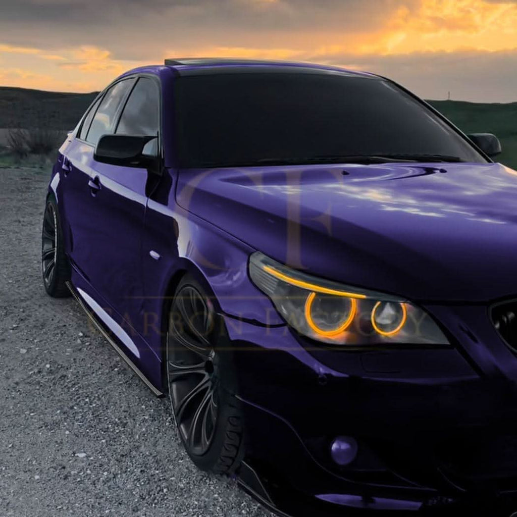 MP Style Gloss Black Side Skirts for BMW E60 E61 M5 & 5 Series 05-10