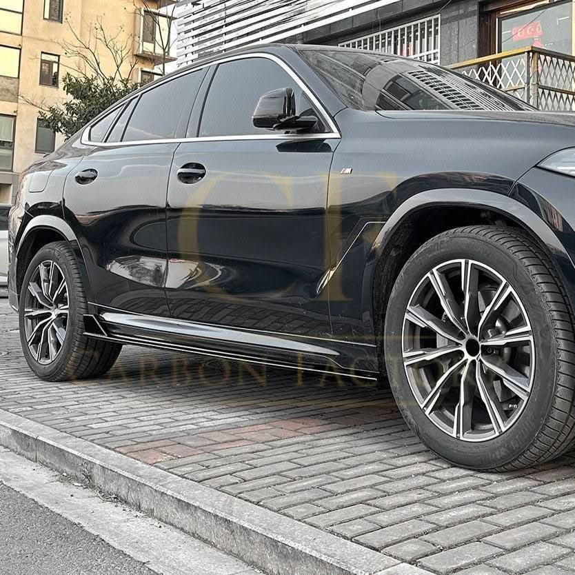 MP Style Gloss Black Side Skirts for BMW G06 X6 19-25