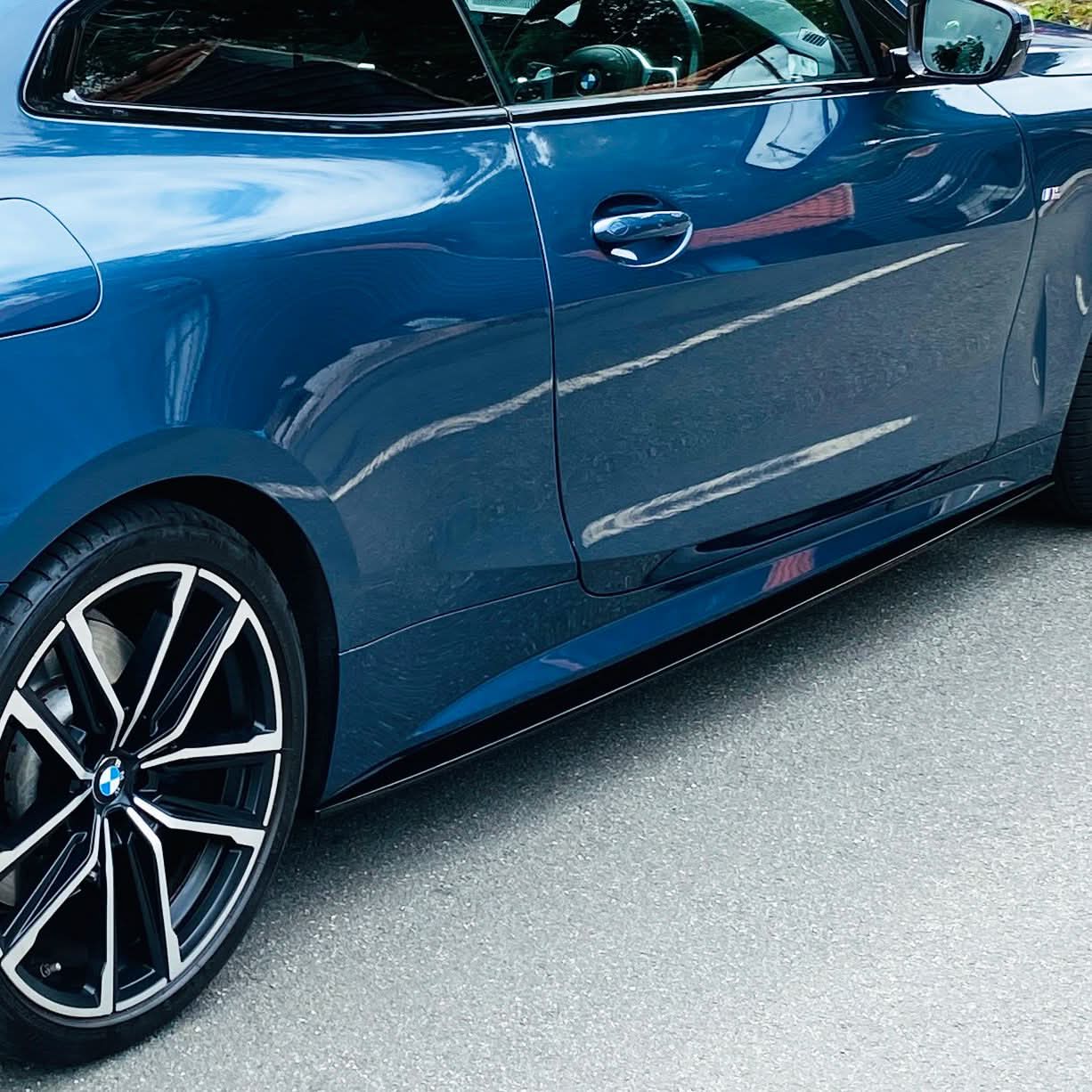 MP Style Gloss Black Side Skirts for BMW G22 G23 4 Series 20-Present