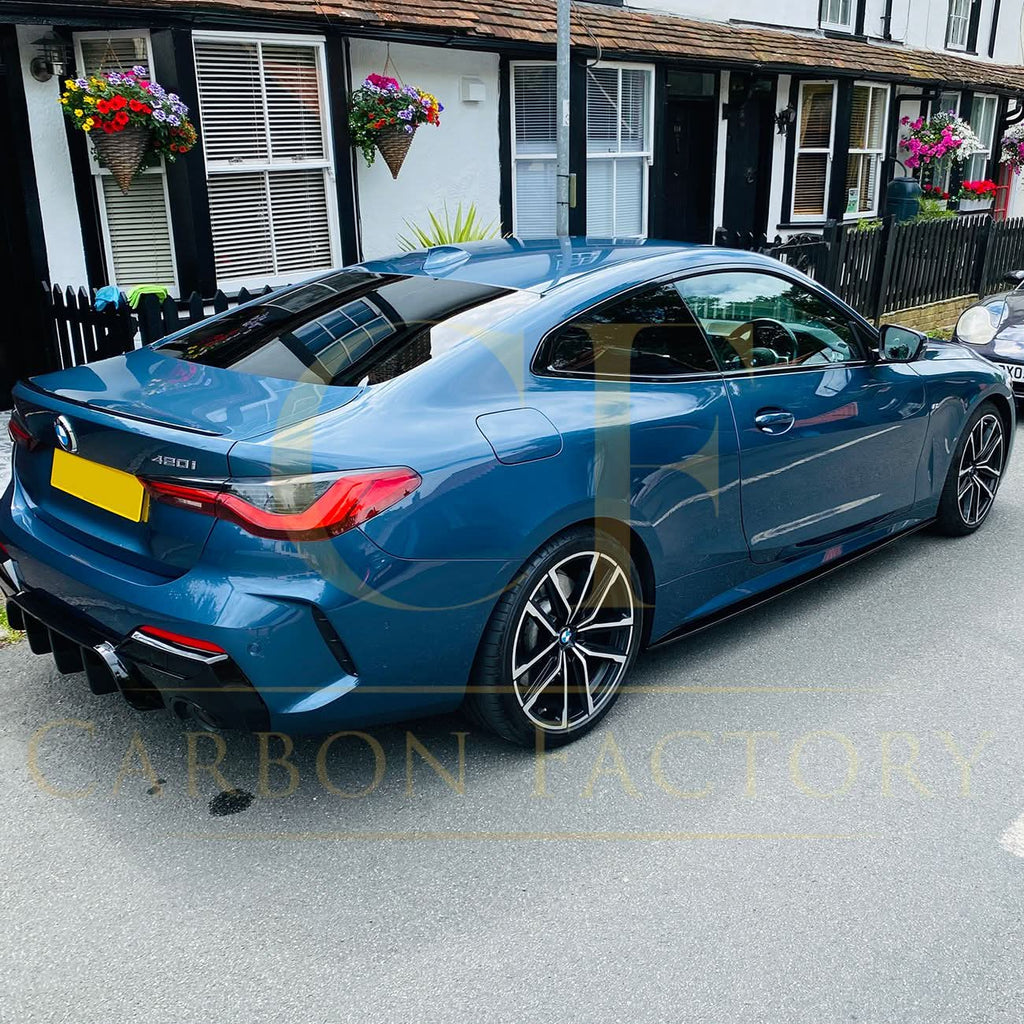 MP Style Gloss Black Side Skirts for BMW G22 G23 4 Series 20-Present