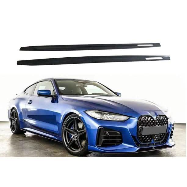 MP Style Gloss Black Side Skirts for BMW G22 G23 4 Series 20-Present