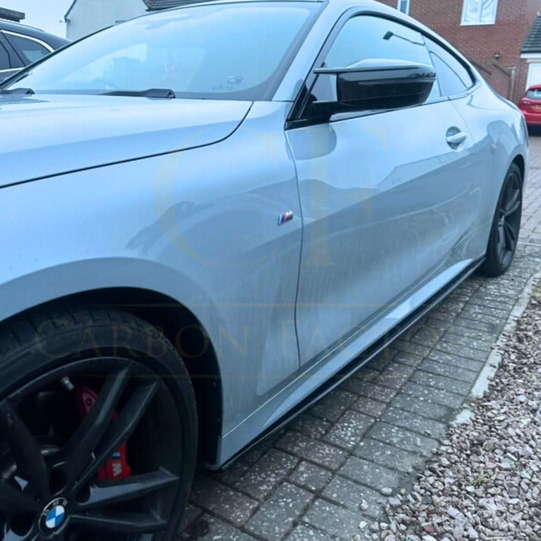 MP Style Gloss Black Side Skirts for BMW G22 G23 4 Series 20-Present