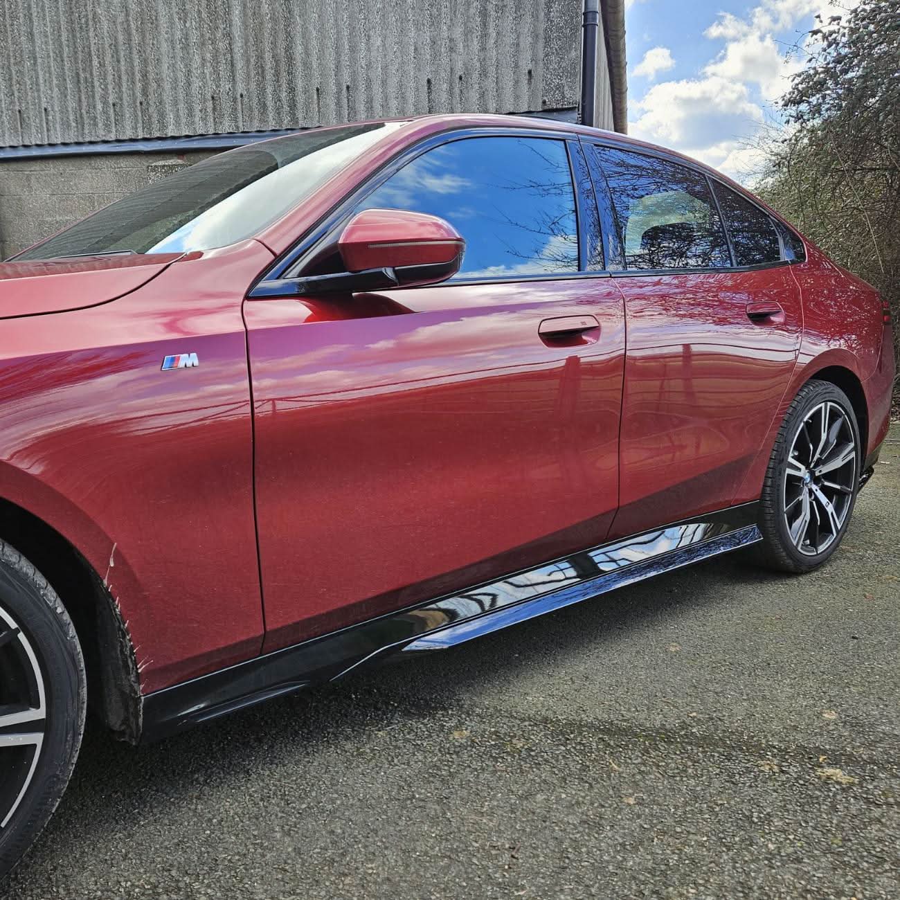 MP Style Gloss Black Side Skirts for BMW G60 5 Series 24-Present