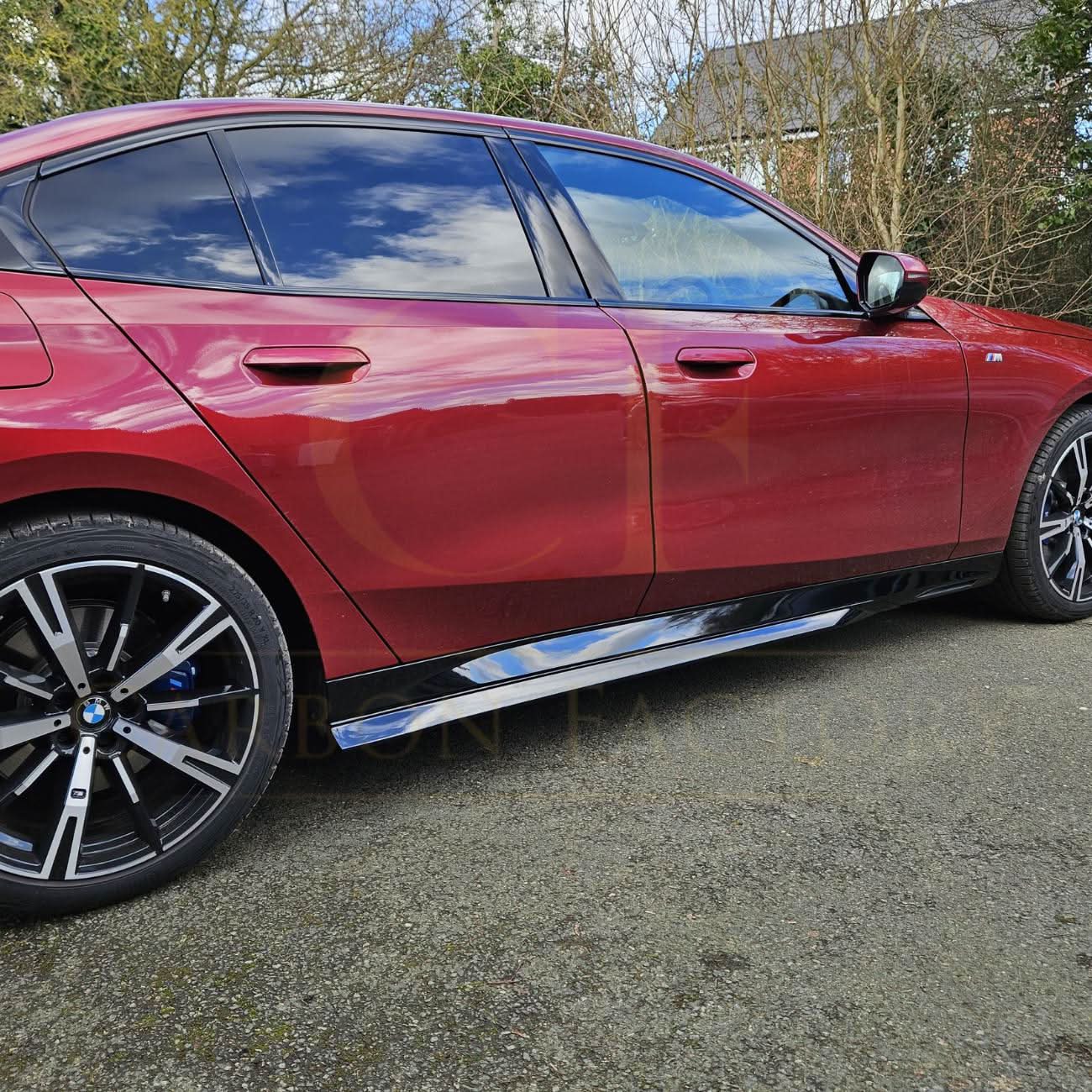 MP Style Gloss Black Side Skirts for BMW G60 5 Series 24-Present