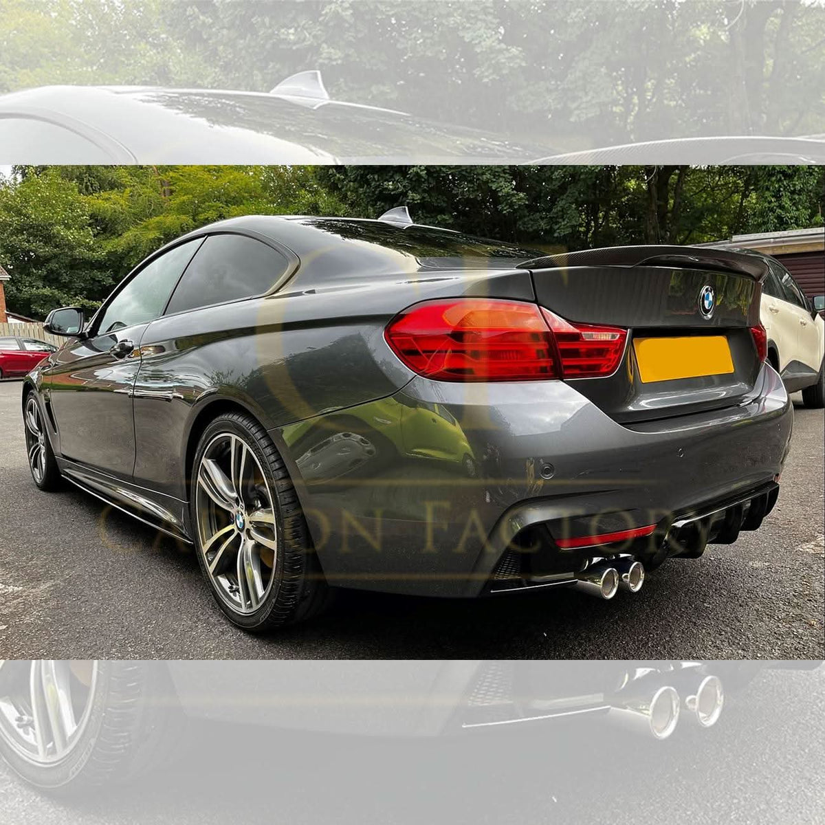 OEM Style Gloss Black Side Skirts for BMW F32 F33 F36 4 Series 14-20