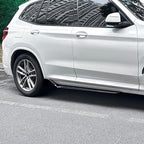 V Style Gloss Black Side Skirts for BMW G01 X3 G02 X4 18-24