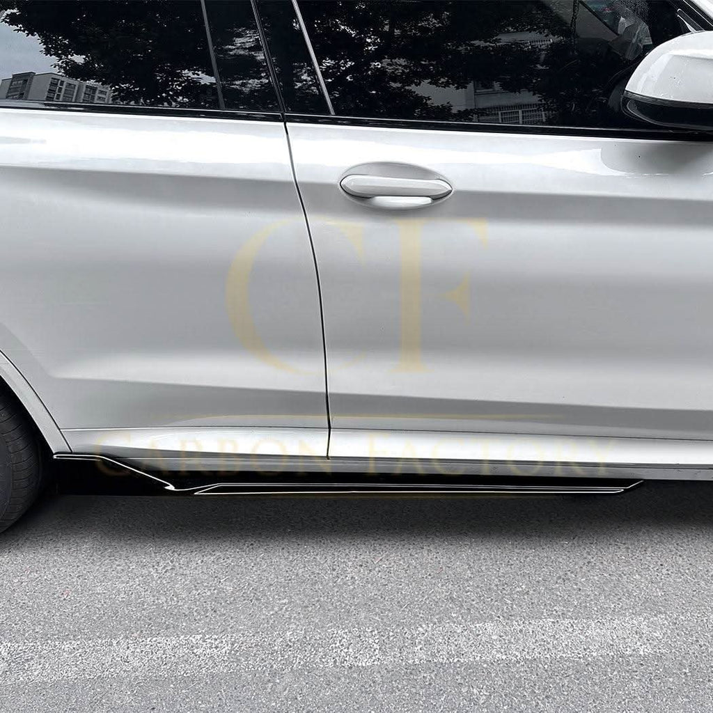 V Style Gloss Black Side Skirts for BMW G01 X3 G02 X4 18-24