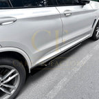 V Style Gloss Black Side Skirts for BMW G01 X3 G02 X4 18-24