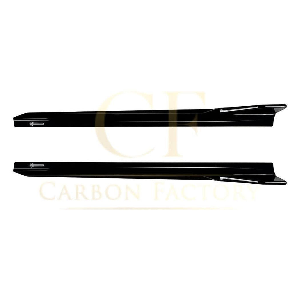 V Style Gloss Black Side Skirts for BMW G01 X3 G02 X4 18-24