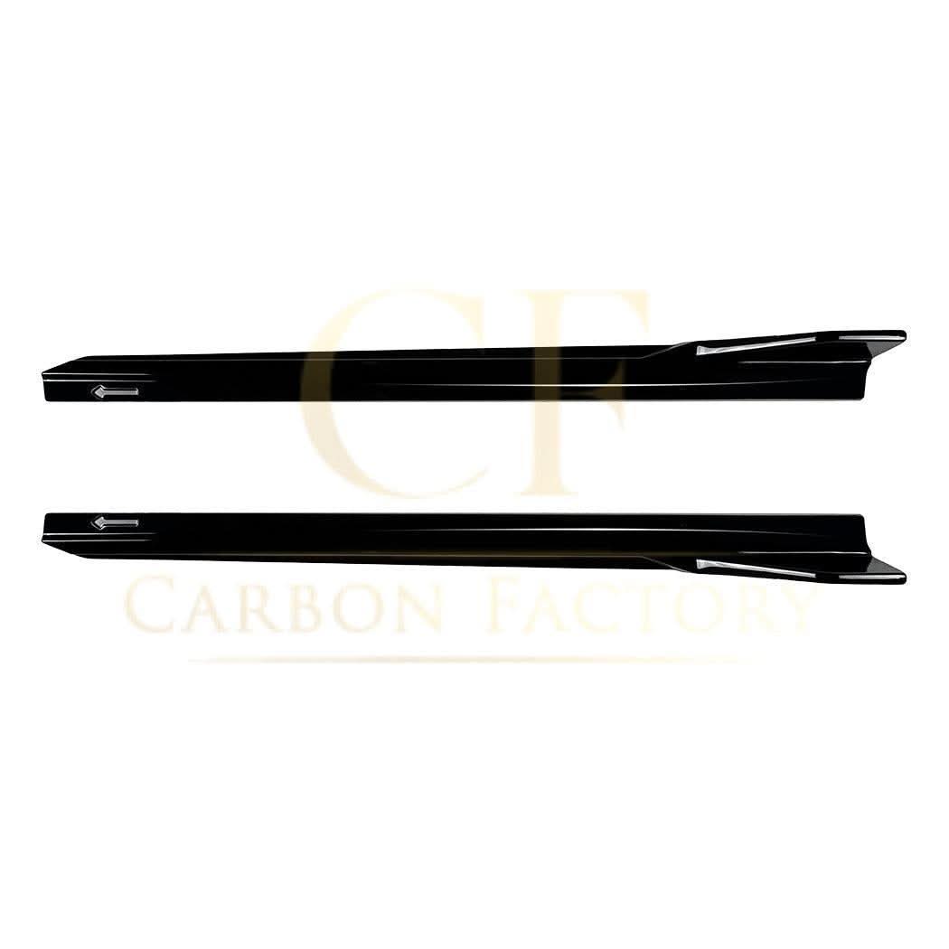 V Style Gloss Black Side Skirts for BMW G01 X3 G02 X4 18-24