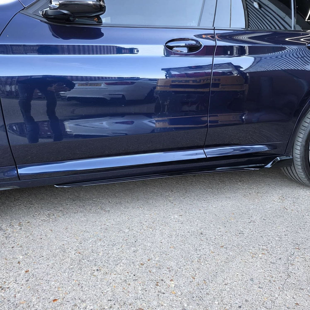 V Style Gloss Black Side Skirts for BMW G01 X3 G02 X4 18-24