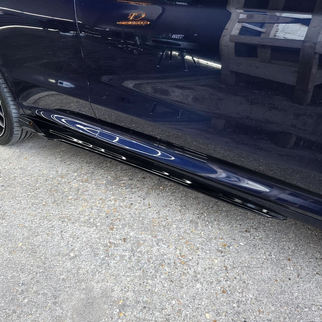 V Style Gloss Black Side Skirts for BMW G01 X3 G02 X4 18-24