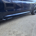 V Style Gloss Black Side Skirts for BMW G01 X3 G02 X4 18-24