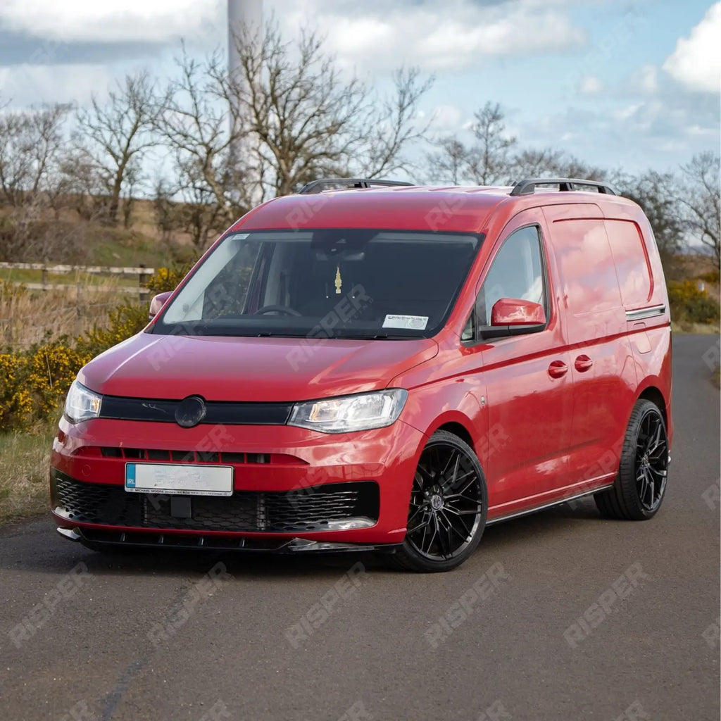 Gloss Black Side Skirt Splitters For Volkswagen Caddy MK5 2021+