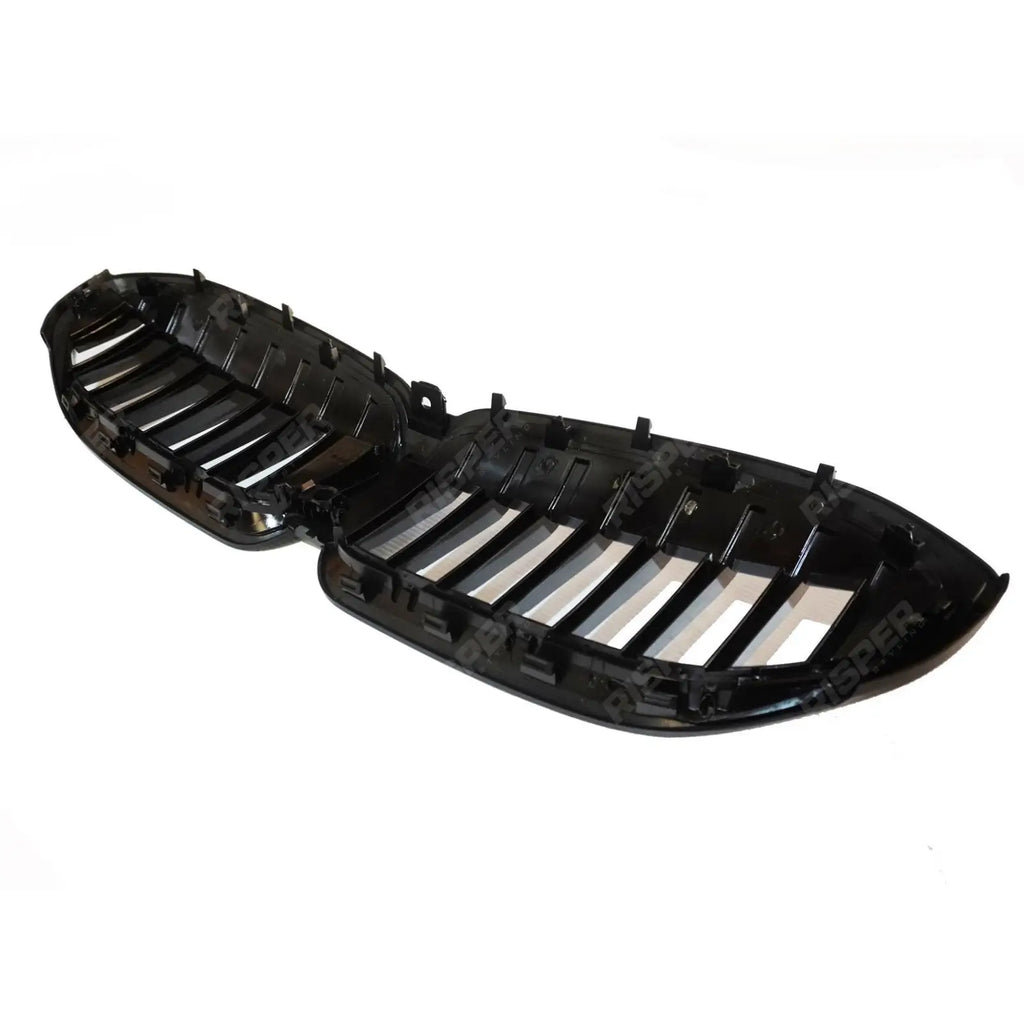 Gloss Black Solid Slat Front Grill For BMW 3 Series G20/G21 2018-2021 (Pre-LCI)