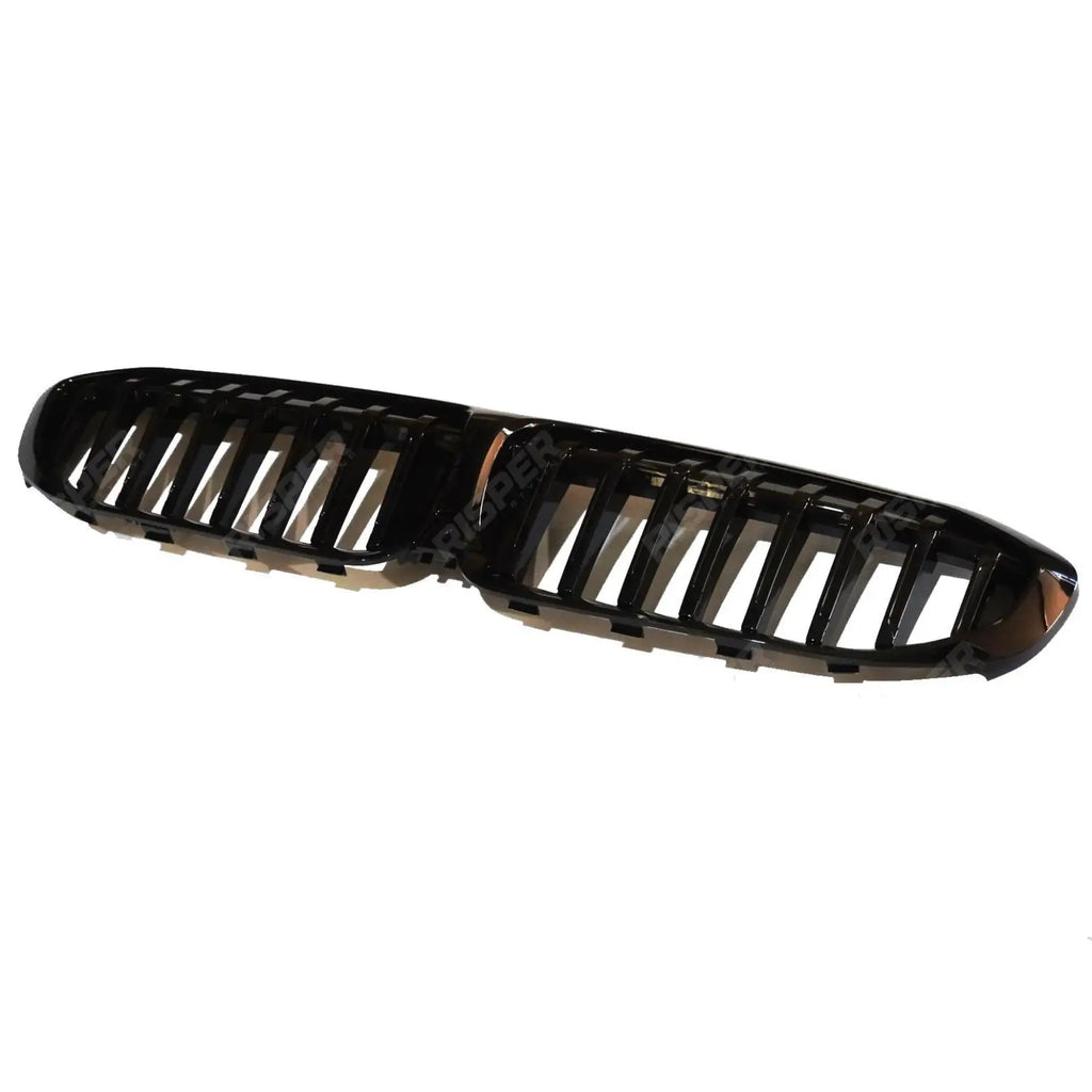Gloss Black Solid Slat Front Grill For BMW 3 Series G20/G21 2018-2021 (Pre-LCI)
