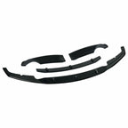 3D Style Gloss Black Front Splitter for BMW F30 F31 3 Series M Sport 12-19