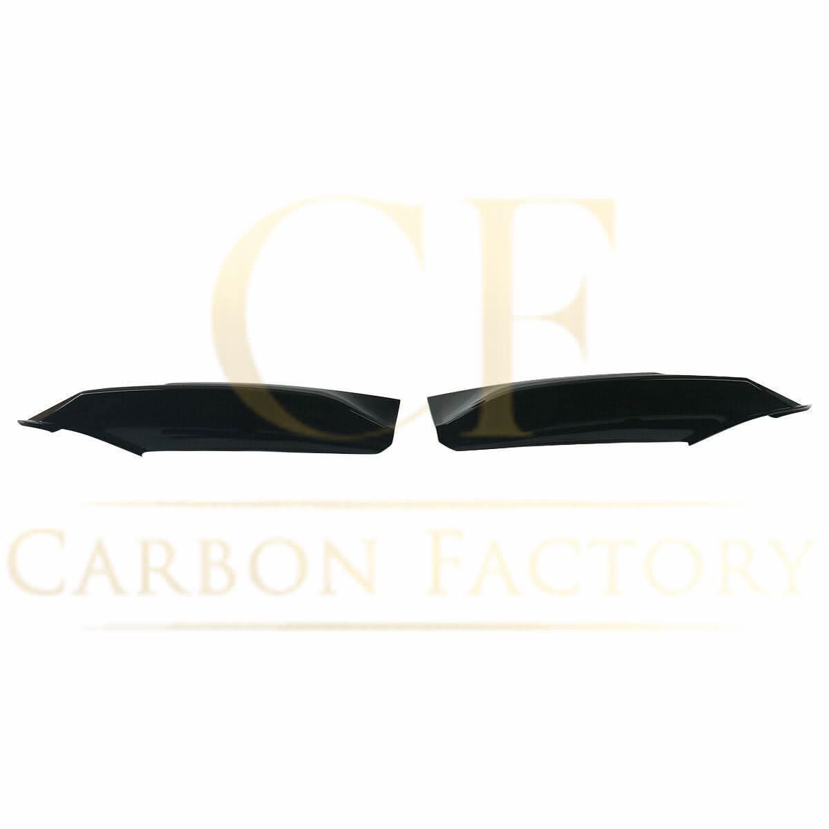 3D Style Gloss Black Front Splitter for BMW F30 F31 3 Series M Sport 12-19