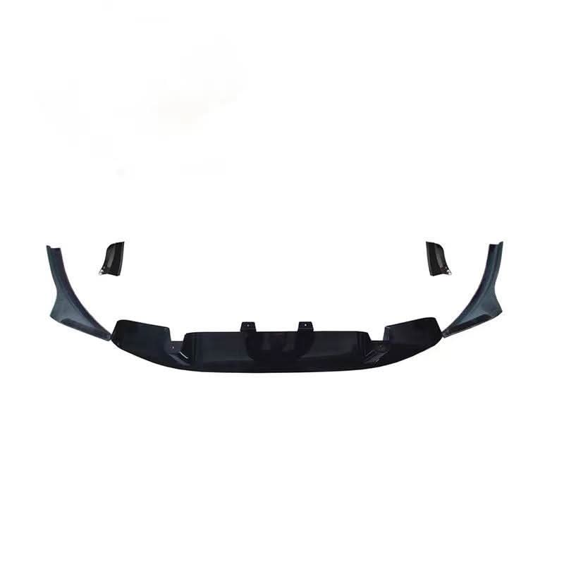 3D Style Gloss Black Front Splitter for BMW F97 X3M F98 X4M 18-21