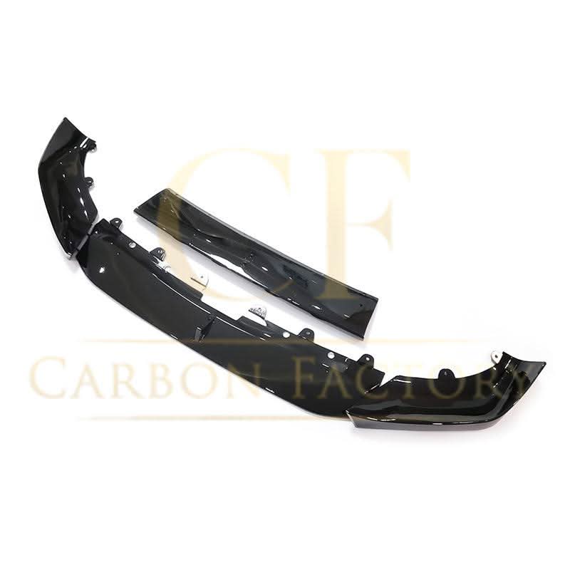 AC Style Gloss Black Front Splitter for BMW G01 X3 IX3 G02 X4 LCI 22-24