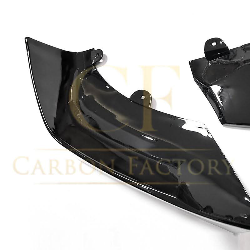 AC Style Gloss Black Front Splitter for BMW G01 X3 IX3 G02 X4 LCI 22-24
