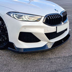 AC Style Gloss Black Front Splitter for BMW G14 G15 G16 8 Series 19-Present