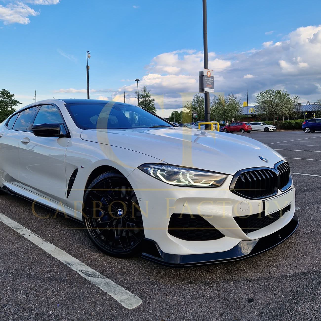 AC Style Gloss Black Front Splitter for BMW G14 G15 G16 8 Series 19-Present