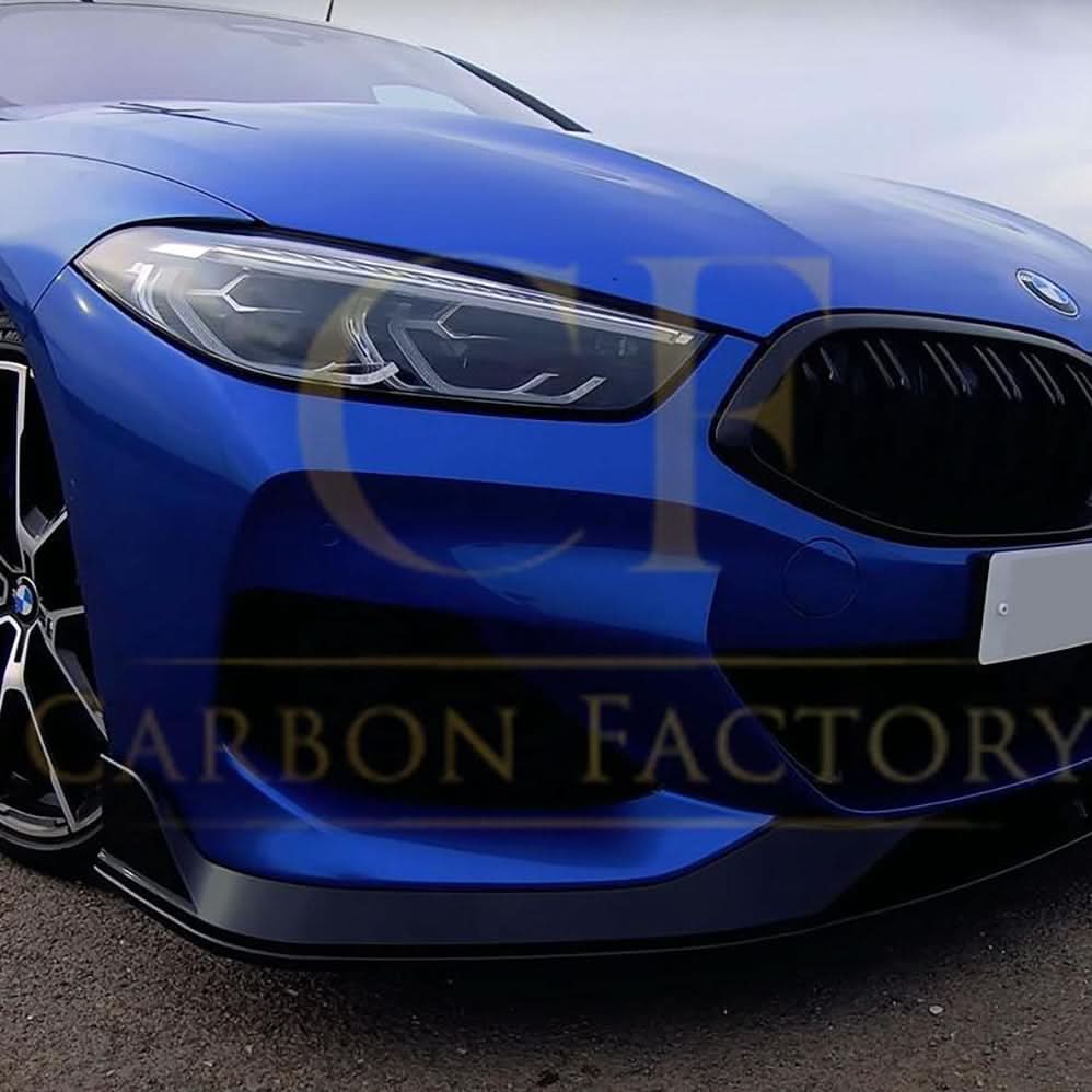 AC Style Gloss Black Front Splitter for BMW G14 G15 G16 8 Series 19-Present