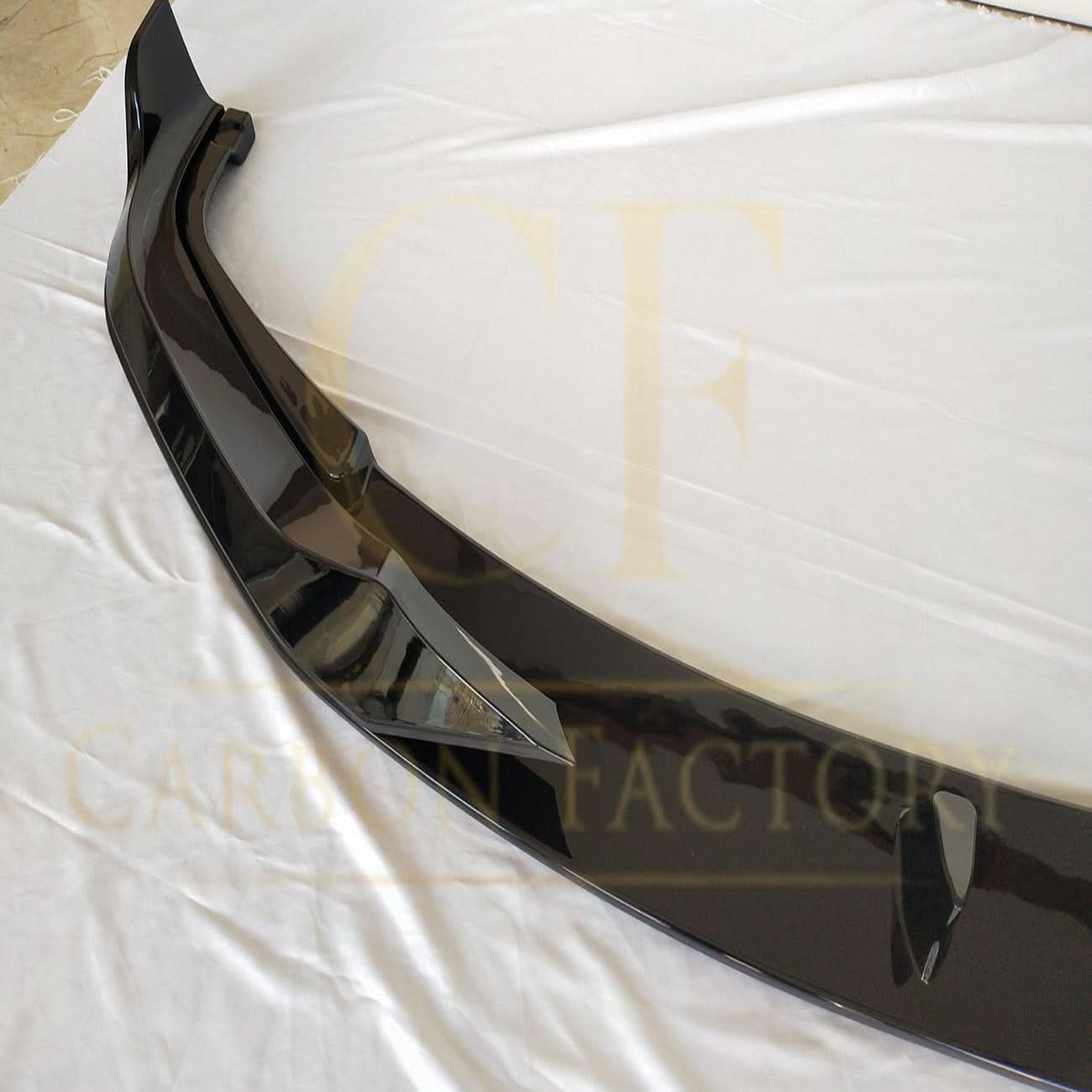 AC Style Gloss Black Front Splitter for BMW G14 G15 G16 8 Series 19-Present