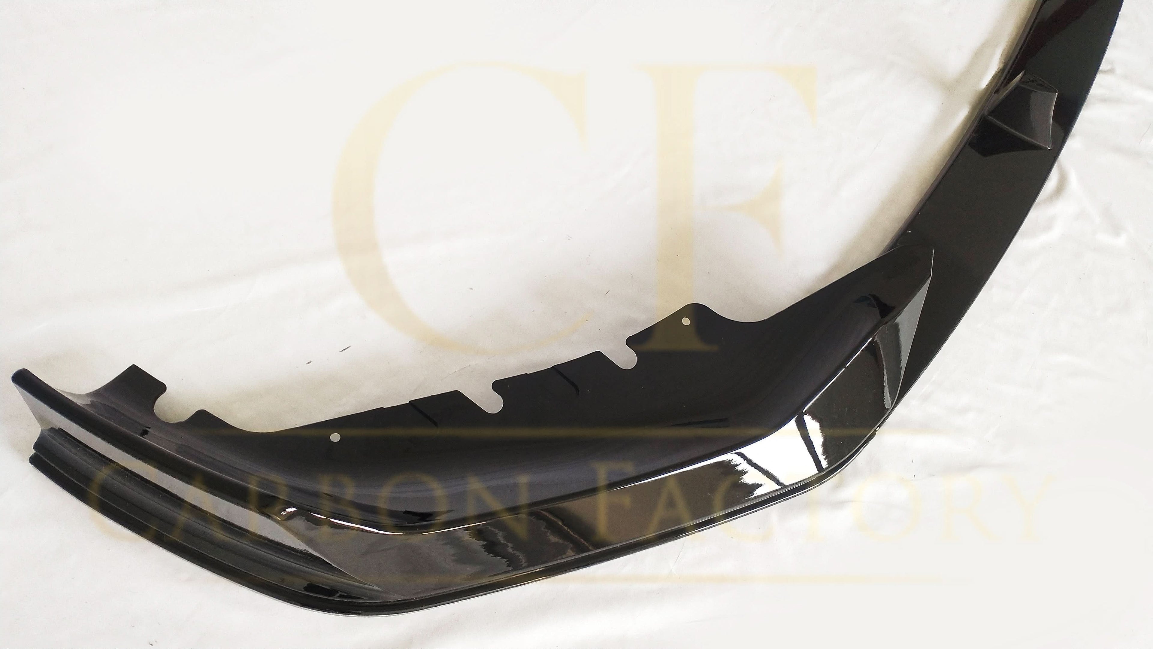 AC Style Gloss Black Front Splitter for BMW G30 G31 5 Series LCI 21-24