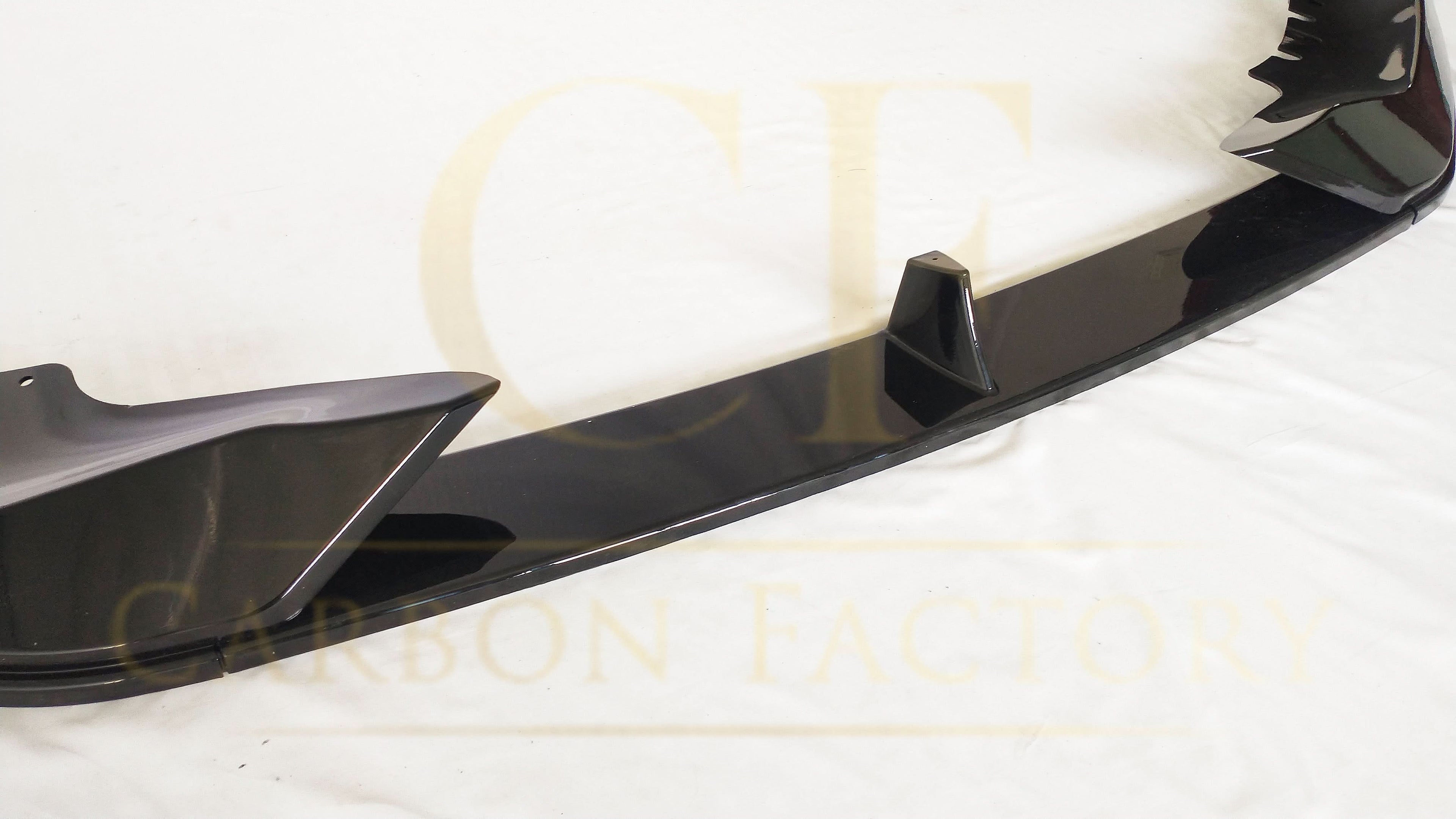 AC Style Gloss Black Front Splitter for BMW G30 G31 5 Series LCI 21-24