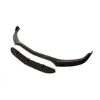 A Style Gloss Black Front Splitter for Mercedes Benz W205 C63 15-22